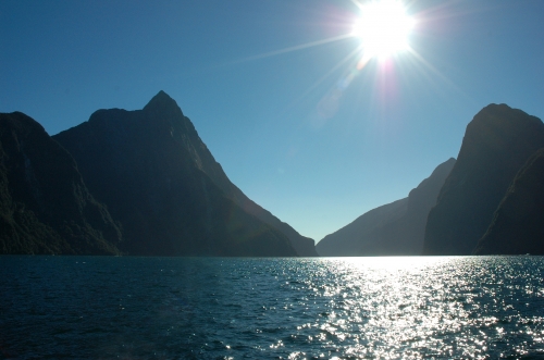 Fjords im Gegenlicht